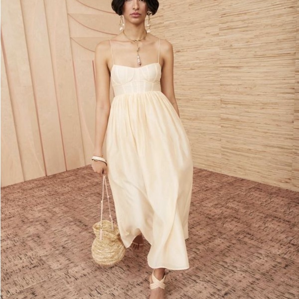 Ulla Johson Mariza Organza Midi Dress - Picture 9 of 10